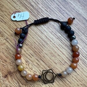 Beaded Chakra Essential Oil Bracelet